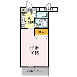 サンタウン竹鼻　Bの物件間取画像